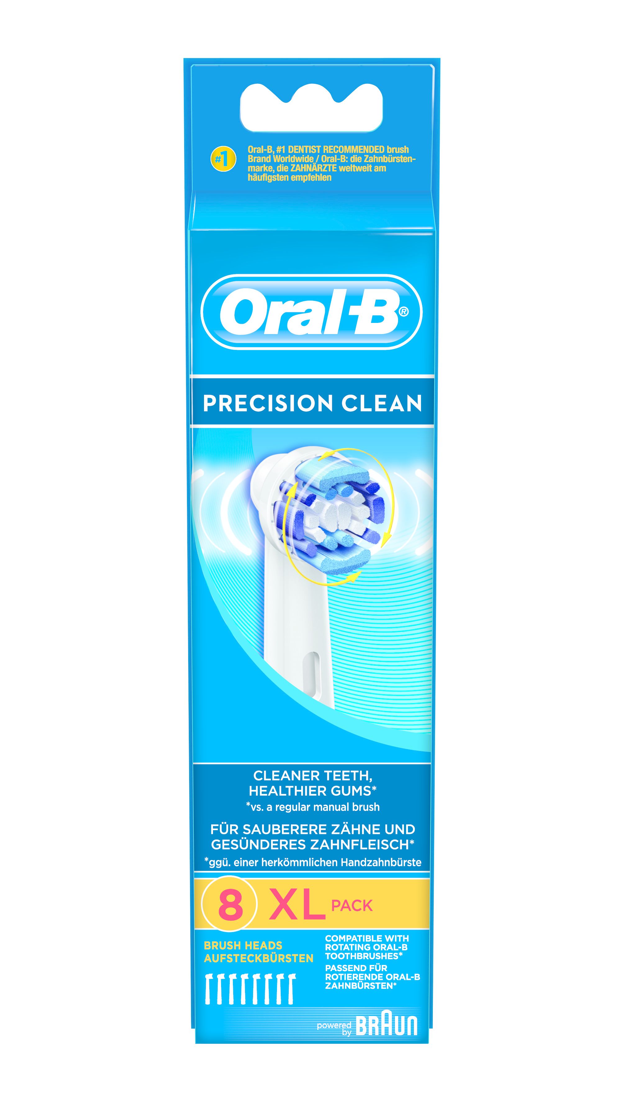 Oral-B Precision Clean Opzetborstels - 8 stuks