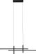 Eglo Trepiliano Hanglamp - LED - 110 cm - Zwart/Wit