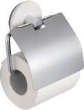 MSV Toiletrolhouder Grijs – Wandmontage Toiletpapierhouder WC-Rolhouder – Compacte WC-Papierhouder 13,8 x 7 x 13,2 cm