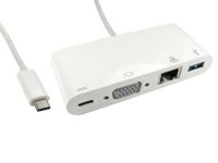 RS PRO adapter, USB 3.1, USB C 1 display, VGA
