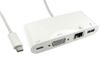 RS PRO adapter, USB 3.1, USB C 1 display, VGA