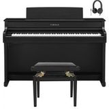 Yamaha Clavinova CLP 845 Digital Piano Package Satin Black