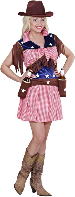 Widmann Cowboy & Cowgirl Kostuum Western Rodeo Cowgirl Vrouw Small Carnaval kostuum Verkleedkleding