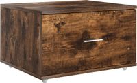 vidaXL Ladekast met wielen, rookeiken, 55 x 45 x 31 cm