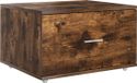 vidaXL Ladekast met wielen, rookeiken, 55 x 45 x 31 cm