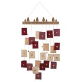 Rayher Hangende adventskalender, gemengde kleuren, 44 x 95 cm, envelop 1 set, 46656999