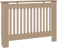 vidaXL Radiatorombouw 112x19x81 cm MDF Bruin