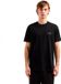 Armani Exchange T-shirt coupe droite avec effet logo flou noir