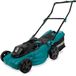 VONROC Accu Grasmaaier – 40V – 38 cm maaibreedte - 5 instelbare maaihoogtes - Incl. 45L Opvangbak - Excl. Accu’s en snellader