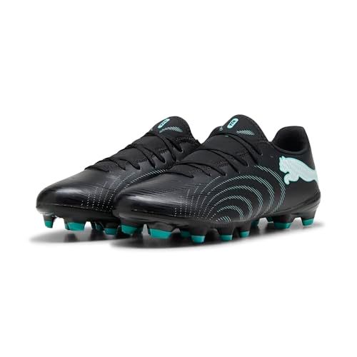 PUMA Unisex FUTURE 9 PLAY FG/AG Black-Intense Mint-White