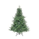 YITAHOME Premium kunstkerstboom, 152 cm, ca. 450 takpunten, PE spuitgietwerk en pvc, natuurgetrouwe dennenboom met metalen standaard en klapsysteemframe, snelle montage voor thuiswinkels, 152 x Ø 75