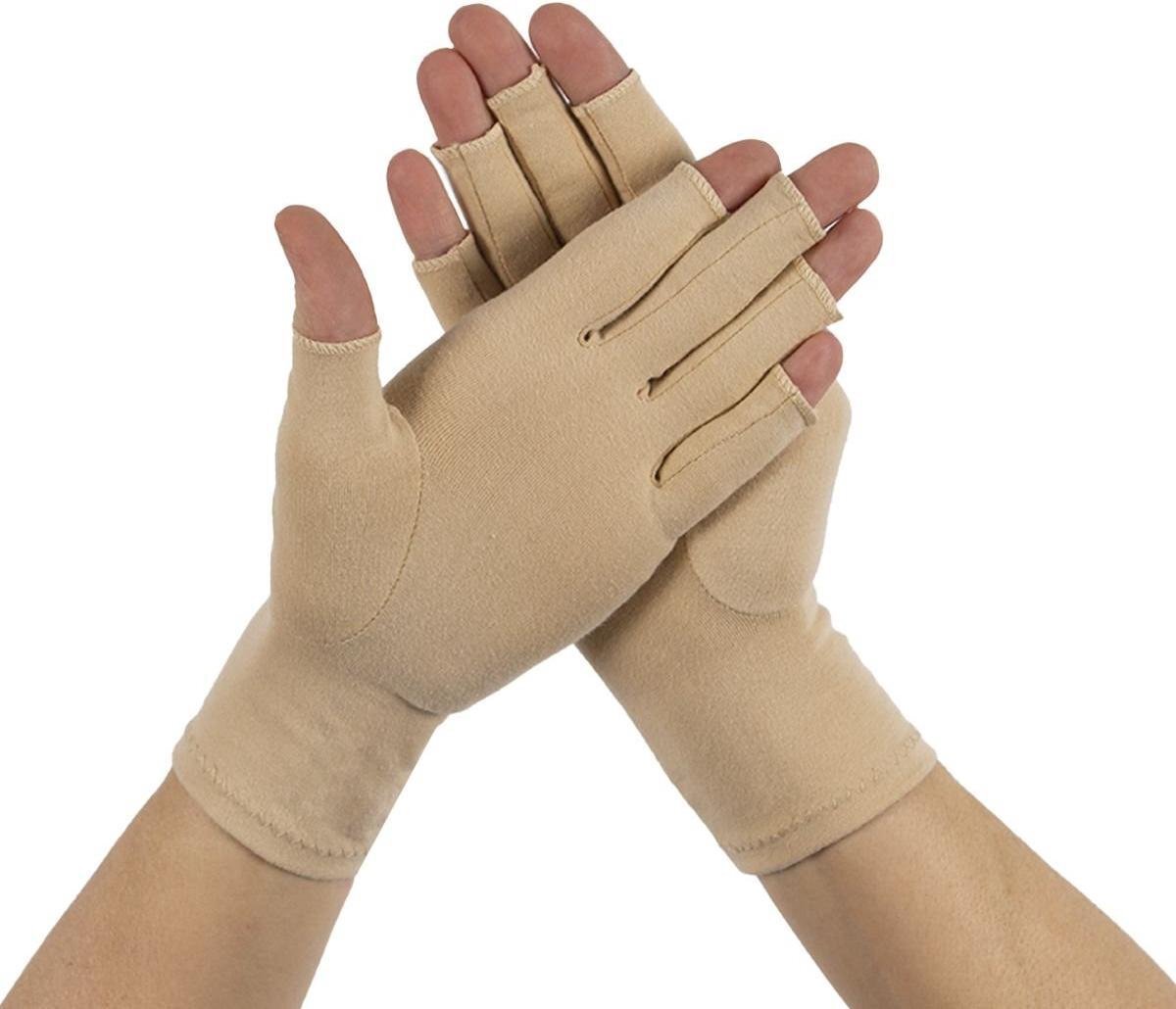Medidu Artrose/Reuma Handschoenen (in zwart en beige) - XL