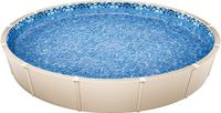 Vevor Zwembadbekleding φ244x147cm Blauw Vinyl