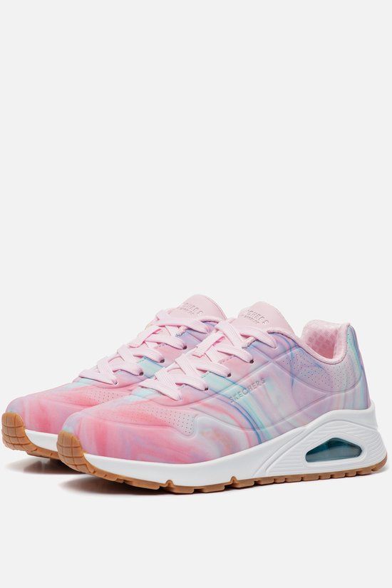 Skechers Uno Gen1 - Marble Sweetheart Meisjes Sneakers - Roze/ Multicolour