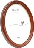 Deknudt Frames fotolijst S100H1 - bruin - ovaal - 10x15 cm