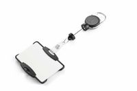 Durable 868901 Badge & Badgehouder Metaal, Kunststof Chroom, Zwart
