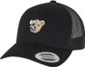 Mister Tee Skull Bear Retro Trucker Snapback Pet - Zwart