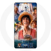 Maniacase Hoesje voor Huawei P8 Lite One Piece Luffy Poster Karakters Art Seizoen 1