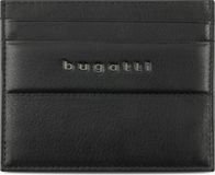 Bugatti Nome Kredietkaart etui RFID-bescherming Leer 10.5 cm - 5 Sleuven - zwart