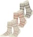 Esprit Sami Pattern 3-Pack gedessineerd katoen multipack sokken dames wit - maat 36-41