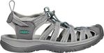 Keen Whisper Dames Wandelsandalen Medium Grey/Peacock Green - Maat 40.5