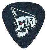 L10R1.0 Dunlop Lucky 13 Series II – Psychobilly plectrum – Zwart – 1.00 mm – 36 stuks