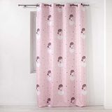douceur d'intérieur Oogjesgordijn (140 x 260 cm) kleine roze prinses, polyester bedrukt