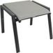 Qopps Voetenbank Himbo - Aluminium - Textileen - Antraciet
