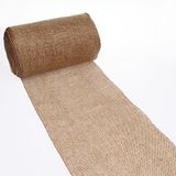 Deko As Shabby Chic linnen-look tafelloper, polyester geurloos, cocos, 20 cm x 25 m