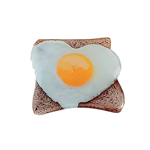 lamphle Telefoonhouder Multifunctionele Anti-kras Zelfklevende Cartoon Cookie Brood Acryl Airbags Epoxy Telescopische Telefoon Vinger Clip Lui Houder compatibel met Tv Kijken N 1 Stks