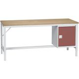 BOTT Werkbank met frame achteraan - Met deur - 2 m