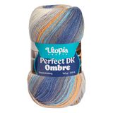 Utopia Crafts DK Ombre Multicolour Dubbel Breigaren 100g (001)