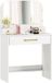 Homcom Kaptafel Spaanplaat Wit 80L x 40B x 135H cm