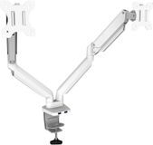 Fellowes Platinum Series Dual Monitor Arm - White