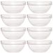 LUMINARC 8x Glazen schaaltje/kommetje 14 cm - Snacks/toetjes serveren - Transparant