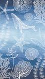 A.S. Création Lilly & Luis vliesbehang voor kinderkamers in blauw, wit – behang met zeedieren 8,80 x 0,53 m – 770601