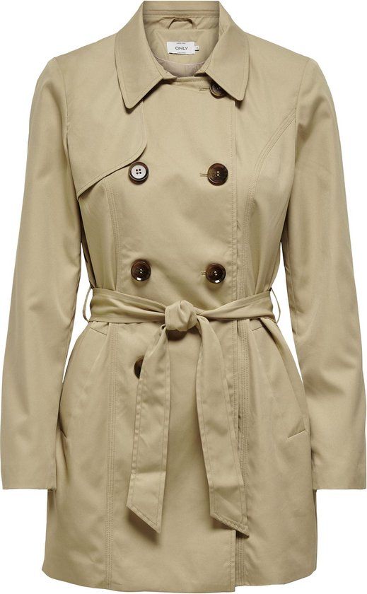 ONLY ONLVALERIE TRENCHCOAT OTW NOOS Women's Jacket - Size XS - Ginger Root