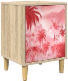 vidaXL Nachtkastje AACHEN Sonoma Eiken 36 x 33 x 50 cm Bewerkt hout