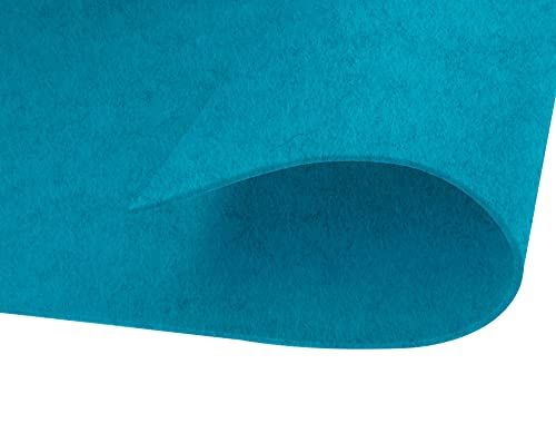 INNSPIRO Acrylvilt, turquoise, 30 x 45 cm, 220 g/m², 10 stuks.