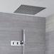Hudson Reed Kubix Complete Doucheset 40x40cm Plafond Regendouchekop, Inbouw Douchekraan en Handdouche Chroom