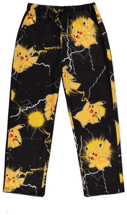Pokémon Pikachu AOP Jersey Broek Heren Trainingsbroek - meerkleurig - M