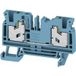 Weidmüller 2874830000 Bloc de jonction de passage bleu 50 pc(s)