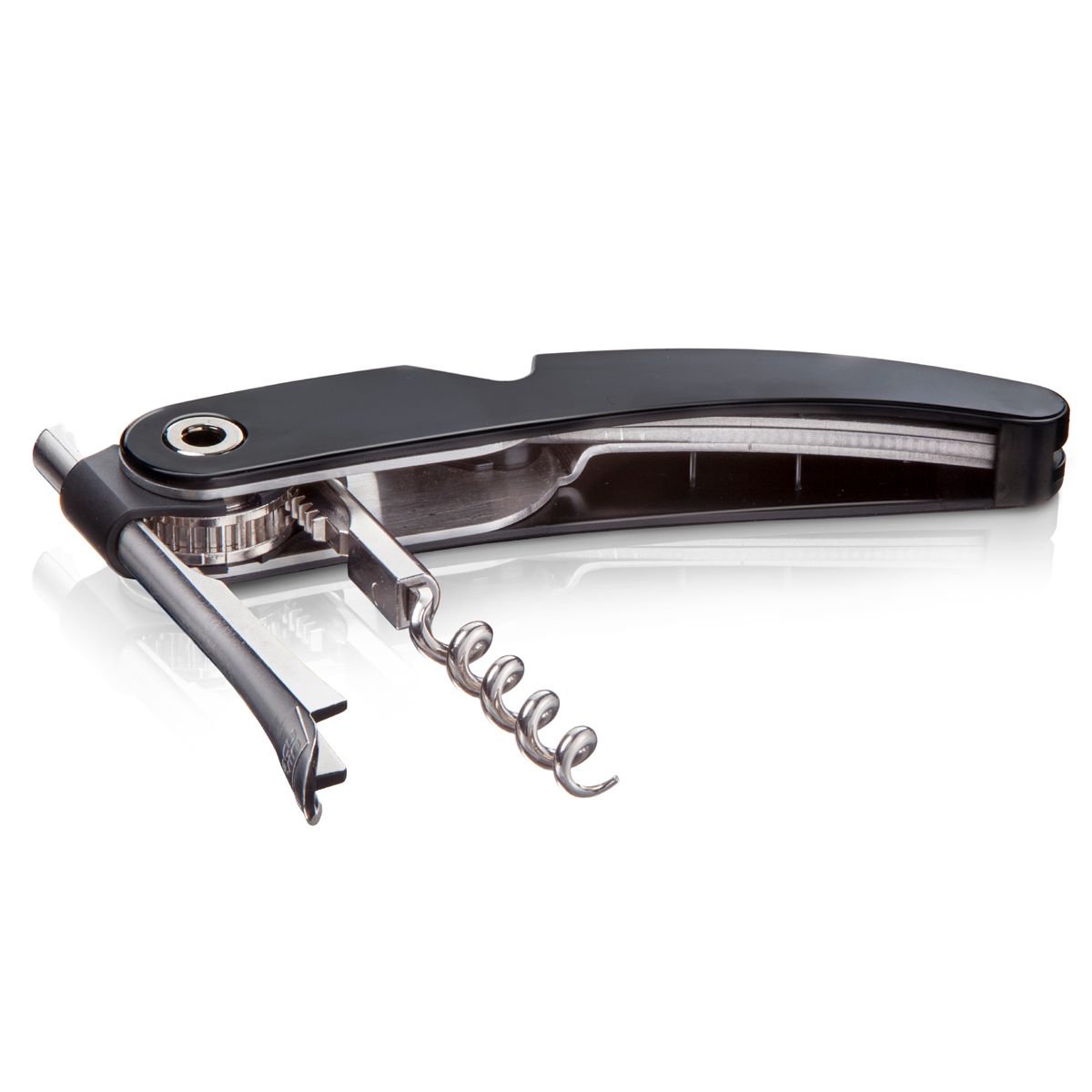 Vacu Vin Single Pull Corkscrew - Zwart