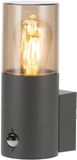 Avide Wandlamp Buiten Athen met Bewegingssensor - Zwart