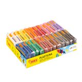 Jovi - Verpakking met 12 kleuren, 24 tabletten van 50 gram, niet giftig, Jovi kneedklei, voor kinderen vanaf 3 jaar, klei voor knutselwerk en spelletjes (P70/24C)