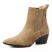 Tamaris dames enkellaarsjes beige