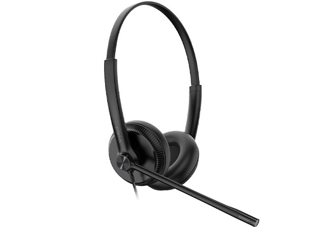 Yealink YHS34 Headset - Bedraad - Zwart