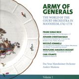 Outhere Das Neue Mannheimer Orchester, Anders Muskens - Army of Generals: The World of the Court Orchestra in Mannheim: Volume 1 (CD)