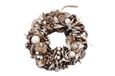 HBX natural living Krans Northern Glow Snow D30cm wit