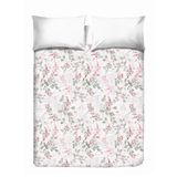 PENSIERI DELICATI Sprei voor tweepersoonsbed, 260 x 280 cm, 100% piqué-katoen, Vittoria rood